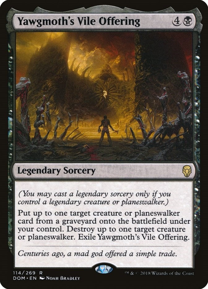 Image for Yawgmoth's Vile Offering (114) (Dominaria) (DOM) - Magic: The Gathering