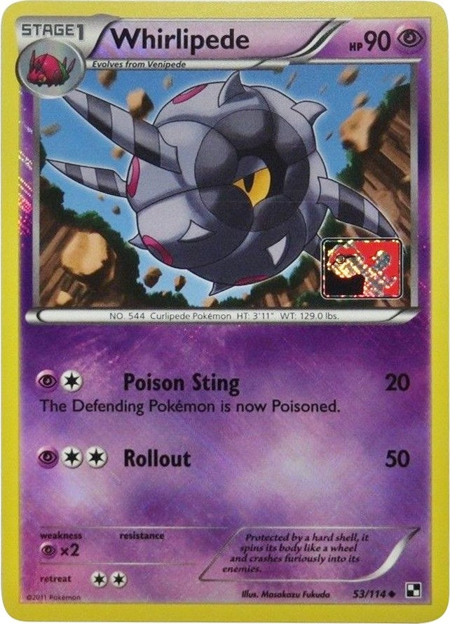 Whirlipede - 53/114 (League Promo) (053/114) (League & Championship Cards)