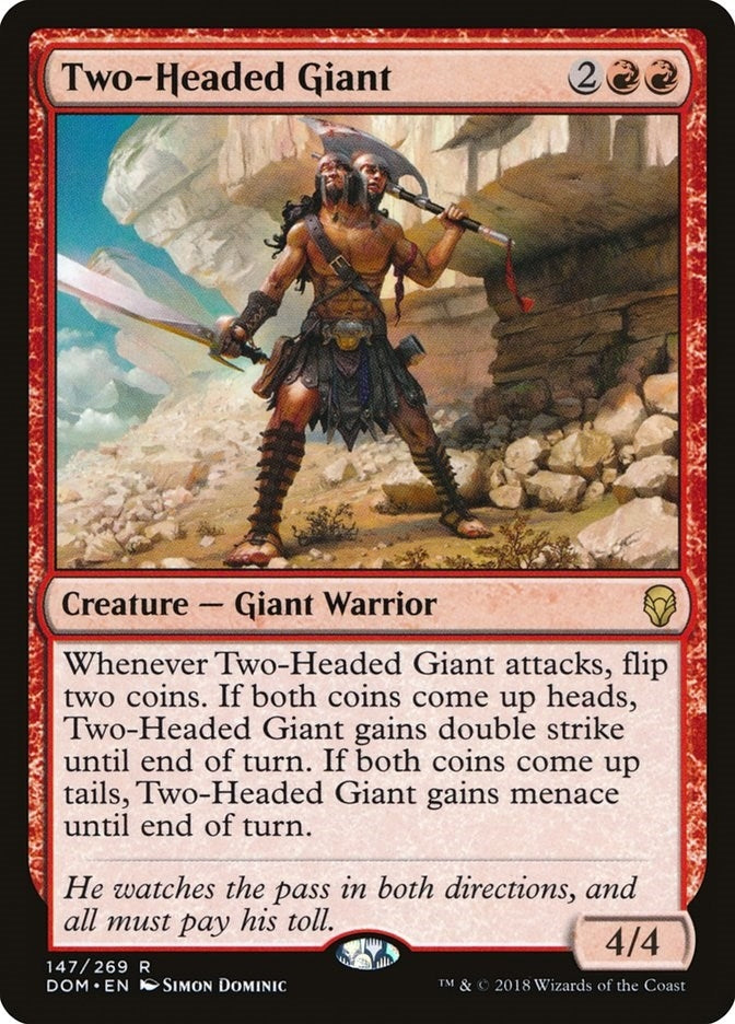Image for Two-Headed Giant (147) (Dominaria) (DOM) - Magic: The Gathering