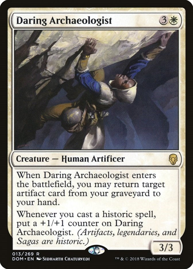 Image for Daring Archaeologist (13) (Dominaria) (DOM) - Magic: The Gathering