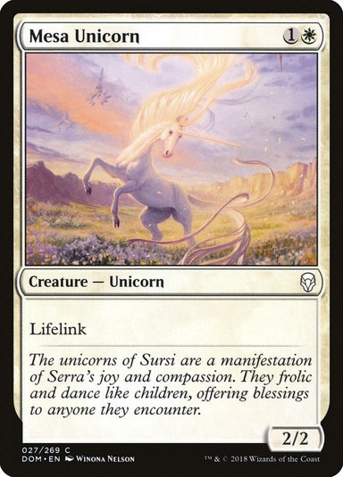 Image for Mesa Unicorn (27) (DOM) - Magic: The Gathering