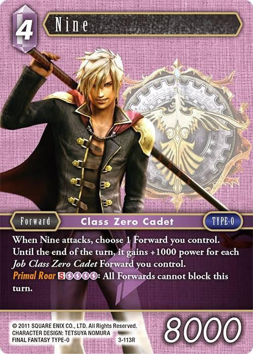 Image for Nine (3-113R) (Opus III) (OP3) - Final Fantasy TCG