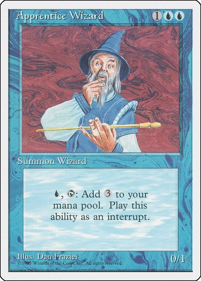 Image for Apprentice Wizard (Fourth Edition) (4ED) - Magic: The Gathering