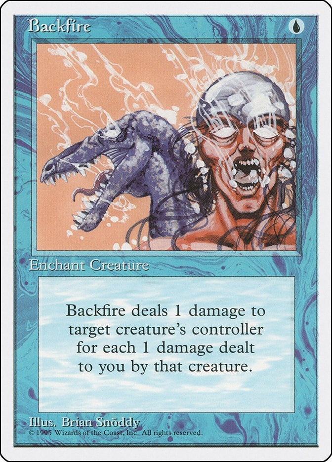 Image for Backfire (Fourth Edition) (4ED) - Magic: The Gathering