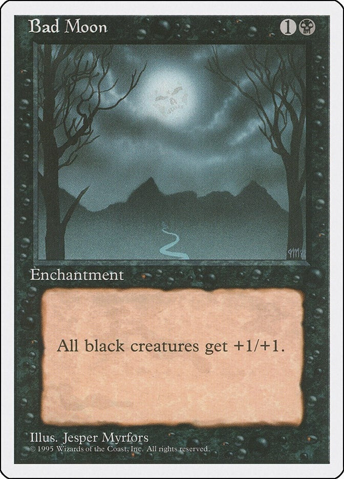 Image for Bad Moon (Fourth Edition) (4ED) - Magic: The Gathering