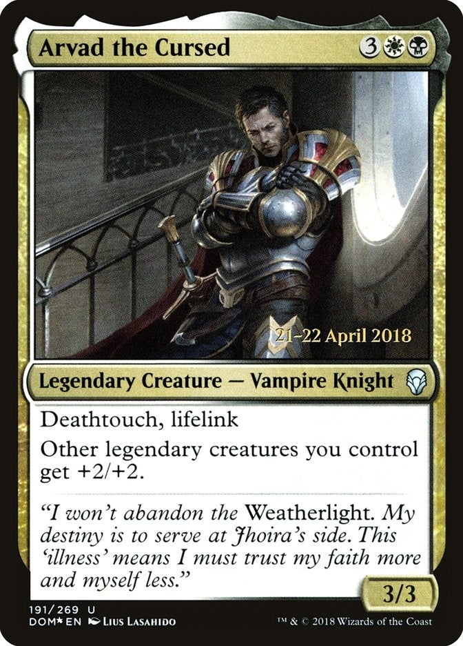 Image for Arvad the Cursed (191) (Prerelease Cards) (PRE) - Magic: The Gathering