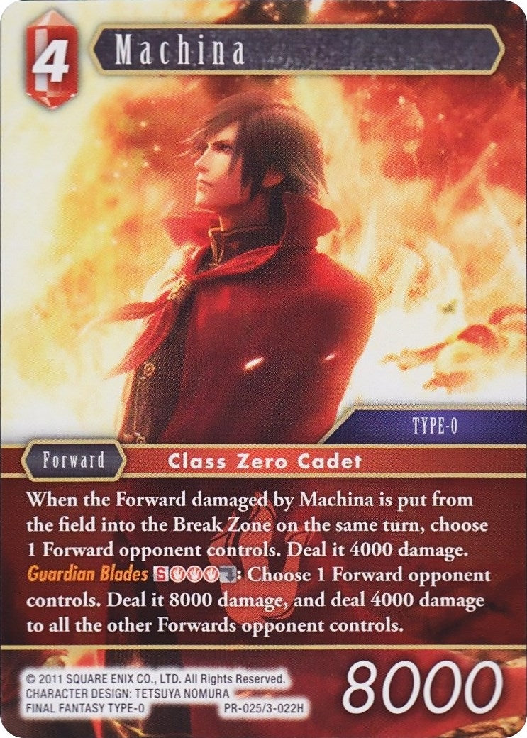 Image for Machina (Alternate Art Promo) (PR-025/3-022H) (FF: Promo Cards) (PR) - Final Fantasy TCG