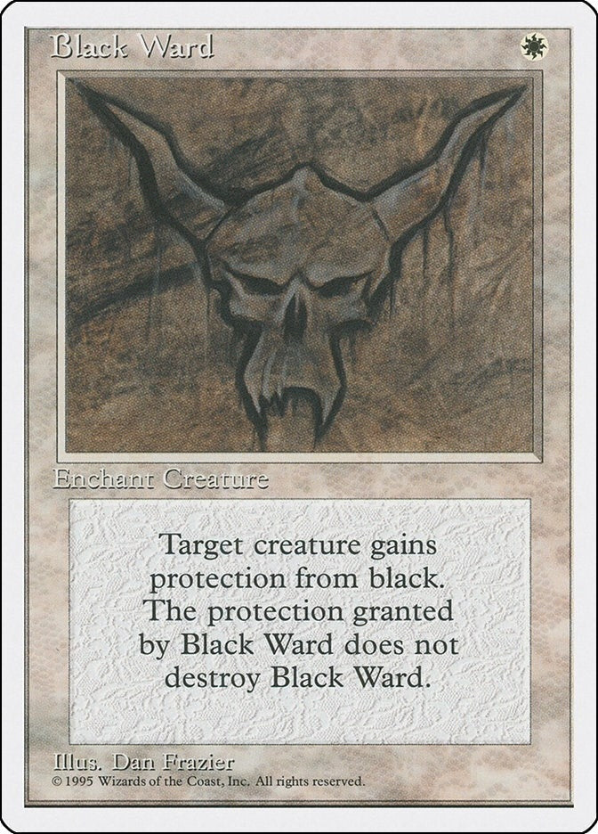 Image for Black Ward (Fourth Edition) (4ED) - Magic: The Gathering