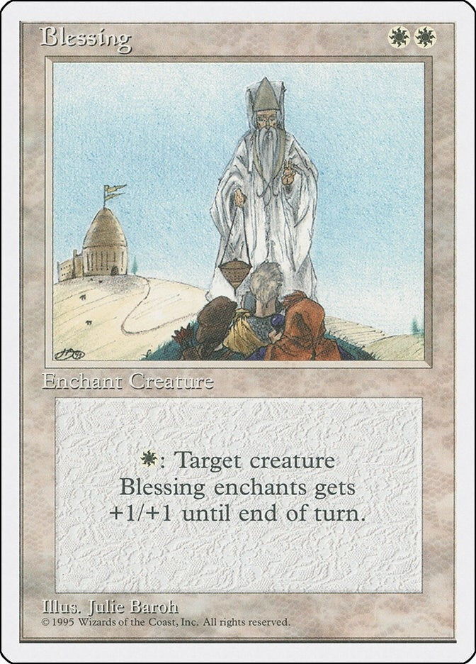 Image for Blessing (Fourth Edition) (4ED) - Magic: The Gathering