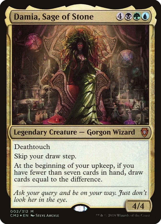 Image for Damia, Sage of Stone (2) (Commander Anthology Volume II) (CM2) - Magic: The Gathering