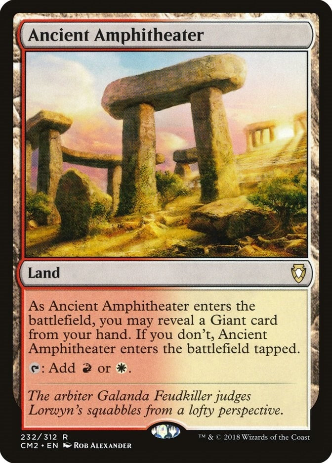 Image for Ancient Amphitheater (232) (Commander Anthology Volume II) (CM2) - Magic: The Gathering