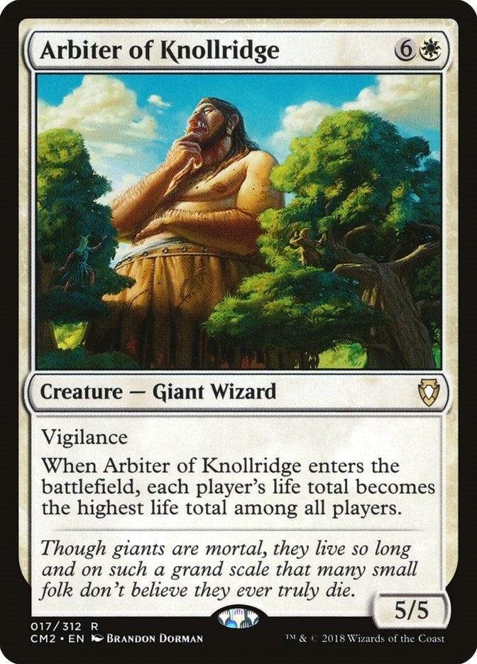 Image for Arbiter of Knollridge (17) (Commander Anthology Volume II) (CM2) - Magic: The Gathering