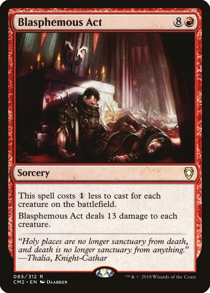 Image for Blasphemous Act (85) (Commander Anthology Volume II) (CM2) - Magic: The Gathering