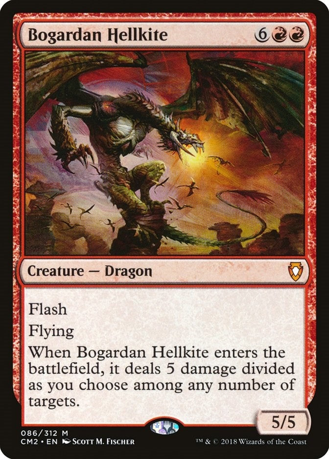 Image for Bogardan Hellkite (86) (Commander Anthology Volume II) (CM2) - Magic: The Gathering