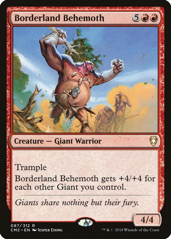 Image for Borderland Behemoth (87) (Commander Anthology Volume II) (CM2) - Magic: The Gathering