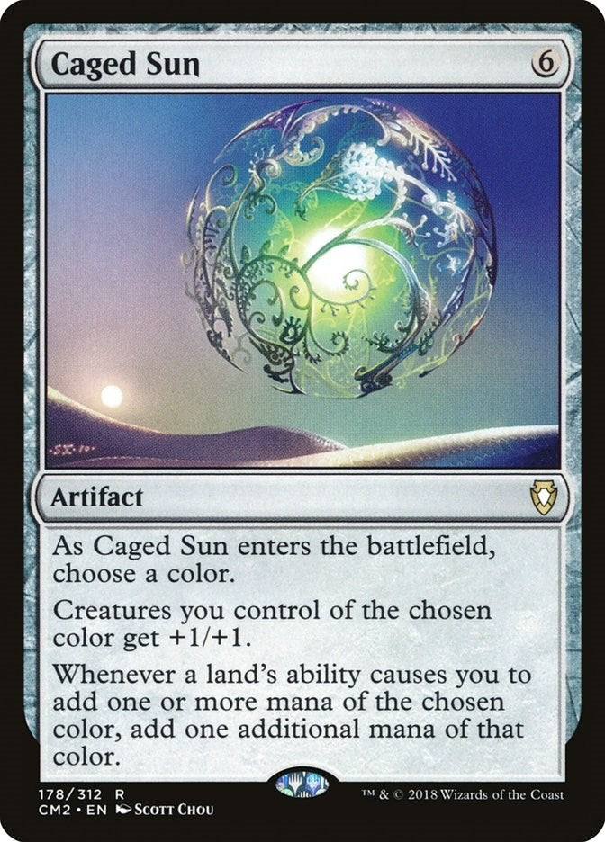 Image for Caged Sun (178) (Commander Anthology Volume II) (CM2) - Magic: The Gathering