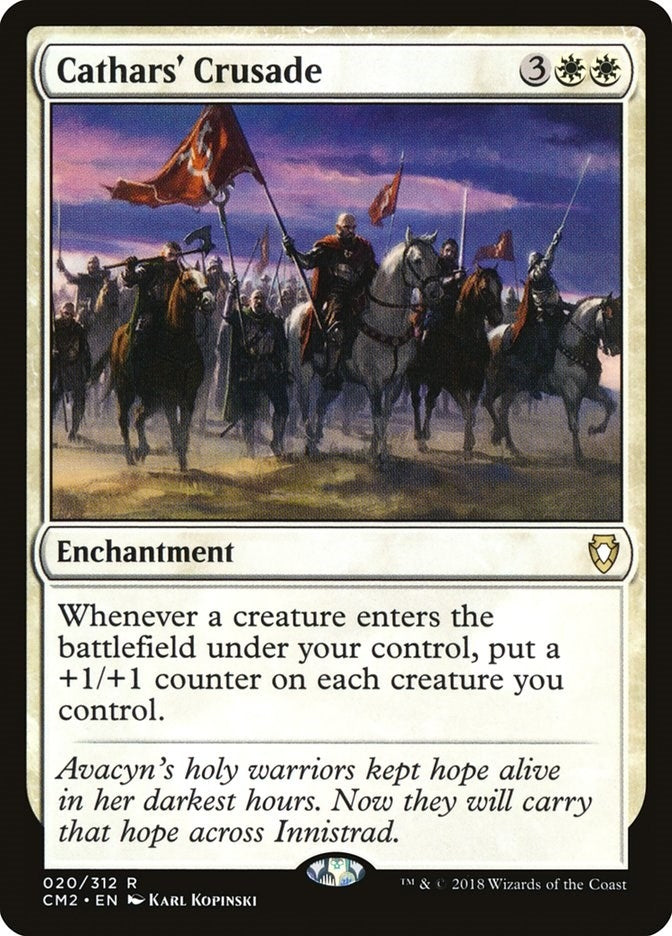 Image for Cathars' Crusade (20) (Commander Anthology Volume II) (CM2) - Magic: The Gathering