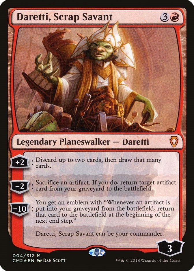 Image for Daretti, Scrap Savant (4) (Commander Anthology Volume II) (CM2) - Magic: The Gathering