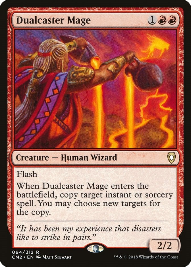 Image for Dualcaster Mage (94) (Commander Anthology Volume II) (CM2) - Magic: The Gathering