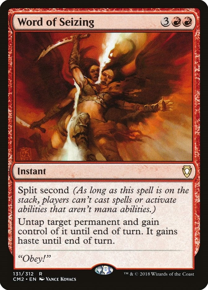 Image for Word of Seizing (131) (Commander Anthology Volume II) (CM2) - Magic: The Gathering