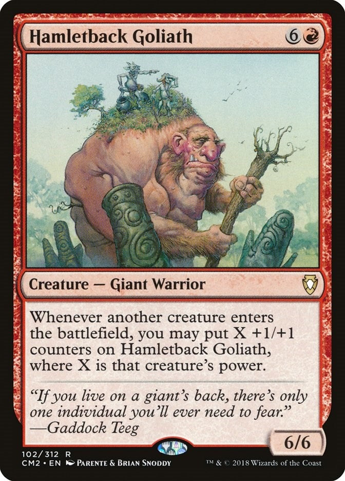Image for Hamletback Goliath (102) (Commander Anthology Volume II) (CM2) - Magic: The Gathering