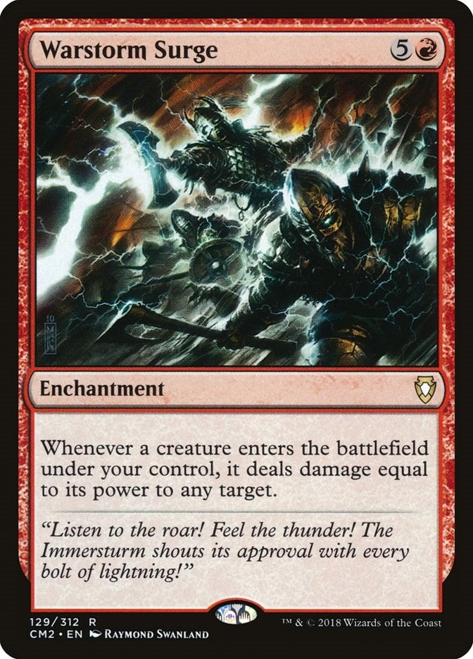 Image for Warstorm Surge (129) (Commander Anthology Volume II) (CM2) - Magic: The Gathering