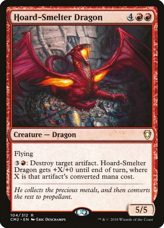 Image for Hoard-Smelter Dragon (104) (Commander Anthology Volume II) (CM2) - Magic: The Gathering