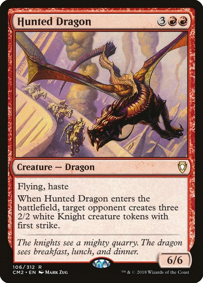 Image for Hunted Dragon (106) (Commander Anthology Volume II) (CM2) - Magic: The Gathering
