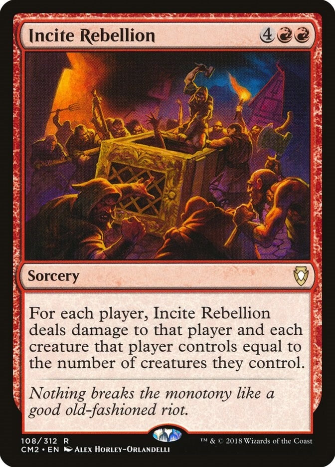 Image for Incite Rebellion (108) (Commander Anthology Volume II) (CM2) - Magic: The Gathering