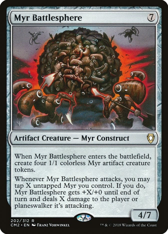 Image for Myr Battlesphere (202) (Commander Anthology Volume II) (CM2) - Magic: The Gathering