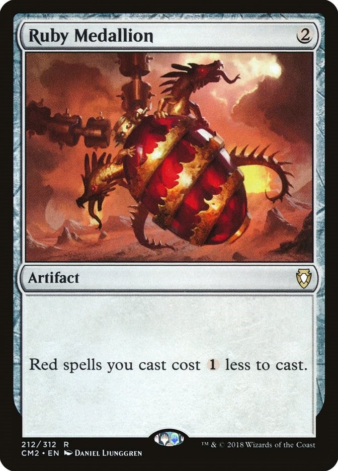 Image for Ruby Medallion (212) (Commander Anthology Volume II) (CM2) - Magic: The Gathering