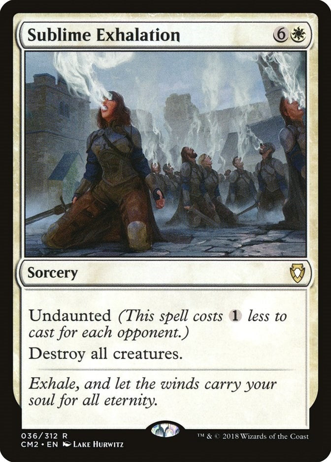 Image for Sublime Exhalation (36) (Commander Anthology Volume II) (CM2) - Magic: The Gathering