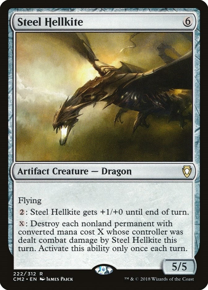 Image for Steel Hellkite (222) (Commander Anthology Volume II) (CM2) - Magic: The Gathering