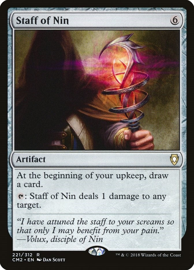 Image for Staff of Nin (221) (Commander Anthology Volume II) (CM2) - Magic: The Gathering