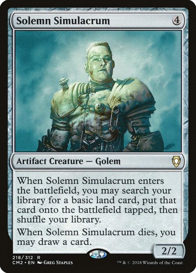 Image for Solemn Simulacrum (218) (218) (Commander Anthology Volume II) (CM2) - Magic: The Gathering