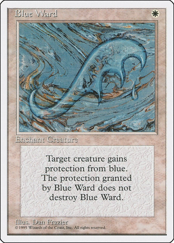 Image for Blue Ward (Fourth Edition) (4ED) - Magic: The Gathering
