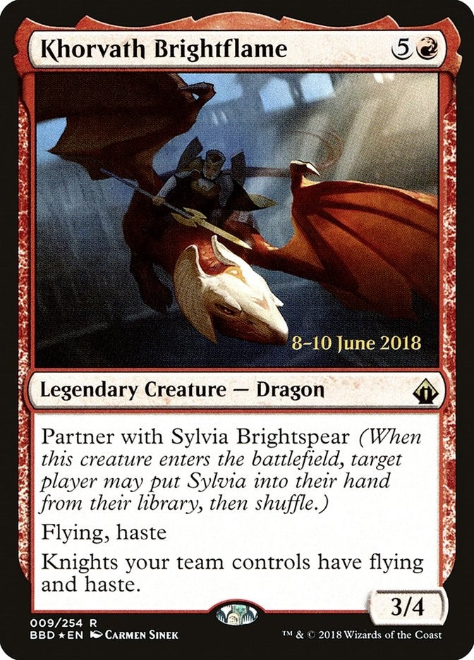 Image for Khorvath Brightflame (9) (Launch Party & Release Event Promos) (LARP) - Magic: The Gathering