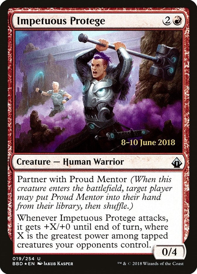 Image for Impetuous Protege (19) (Launch Party & Release Event Promos) (LARP) - Magic: The Gathering