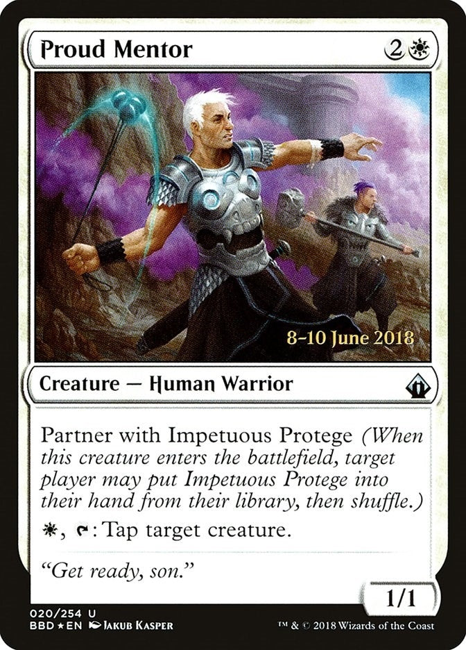 Image for Proud Mentor (20) (Launch Party & Release Event Promos) (LARP) - Magic: The Gathering