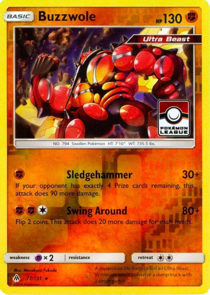 Buzzwole - 77/131 (Pokemon League) (077/131) (League & Championship Cards)