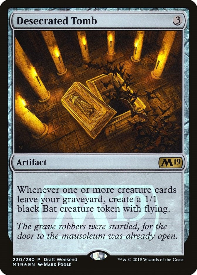 Image for Desecrated Tomb (Draft Weekend) (230) (Launch Party & Release Event Promos) (LARP) - Magic: The Gathering