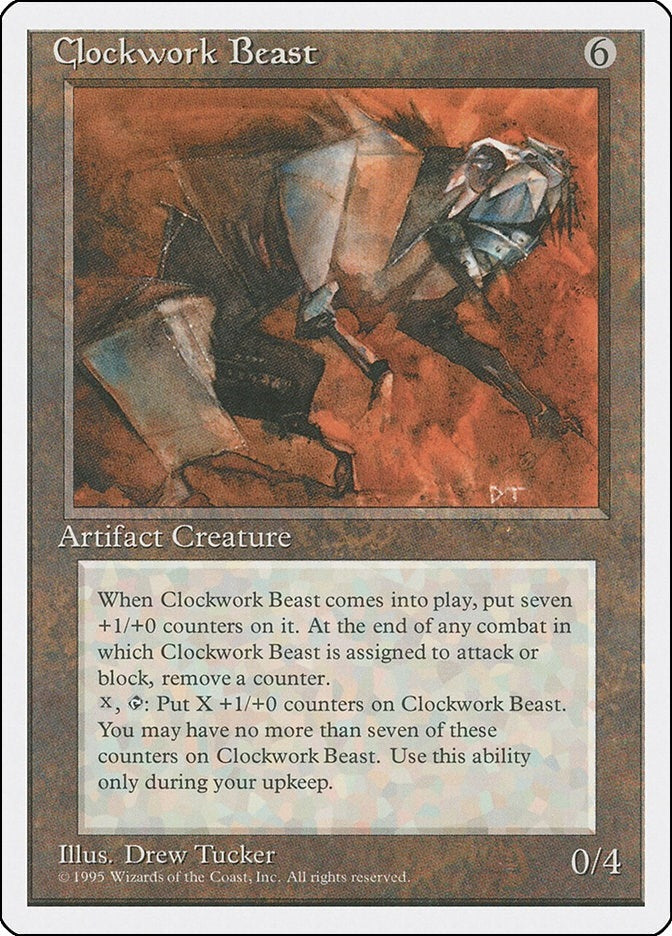 Image for Clockwork Beast (Fourth Edition) (4ED) - Magic: The Gathering