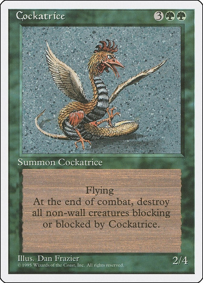 Image for Cockatrice (Fourth Edition) (4ED) - Magic: The Gathering