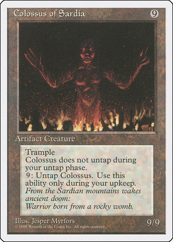 Image for Colossus of Sardia (Fourth Edition) (4ED) - Magic: The Gathering