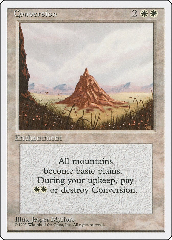 Image for Conversion (Fourth Edition) (4ED) - Magic: The Gathering