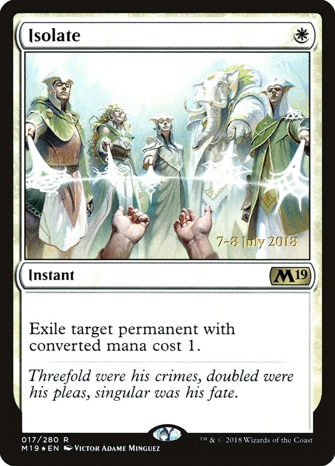 Image for Isolate (17) (Prerelease Cards) (PRE) - Magic: The Gathering