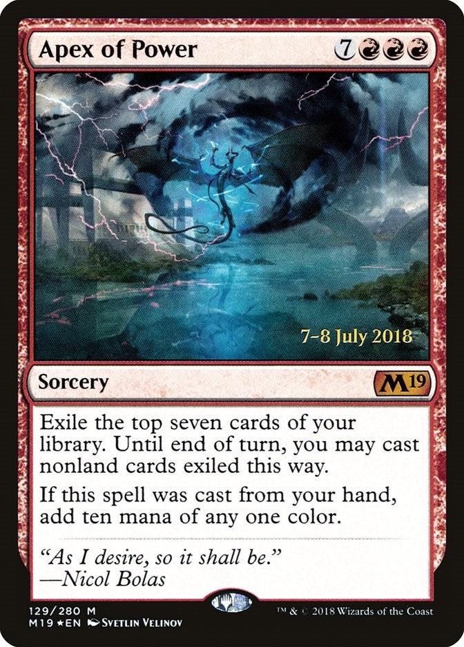 Image for Apex of Power (129) (PRE) - Magic: The Gathering