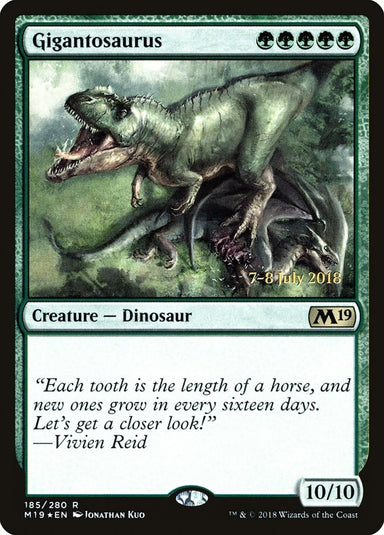 Image for Gigantosaurus (185) (PRE) - Magic: The Gathering
