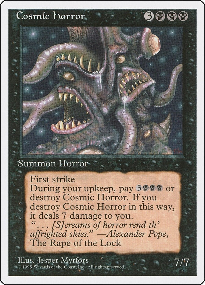 Image for Cosmic Horror (Fourth Edition) (4ED) - Magic: The Gathering