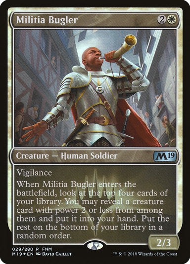Image for Militia Bugler (29) (FNM Promos) - Magic: The Gathering